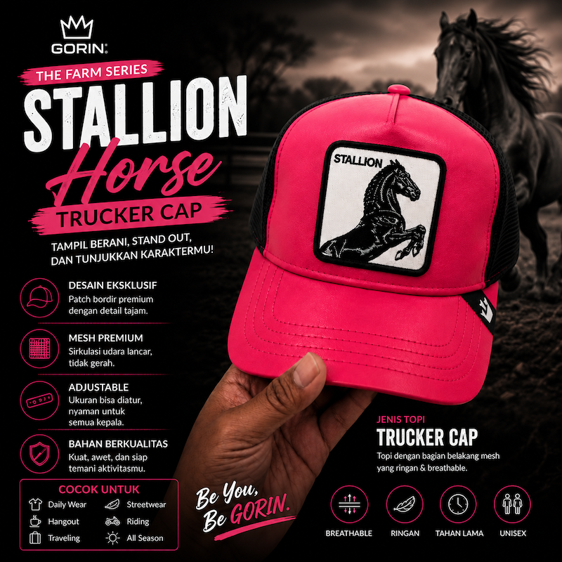 GOORIN BROS THE FARM "STALLION" HORSE TRUCKER CAP