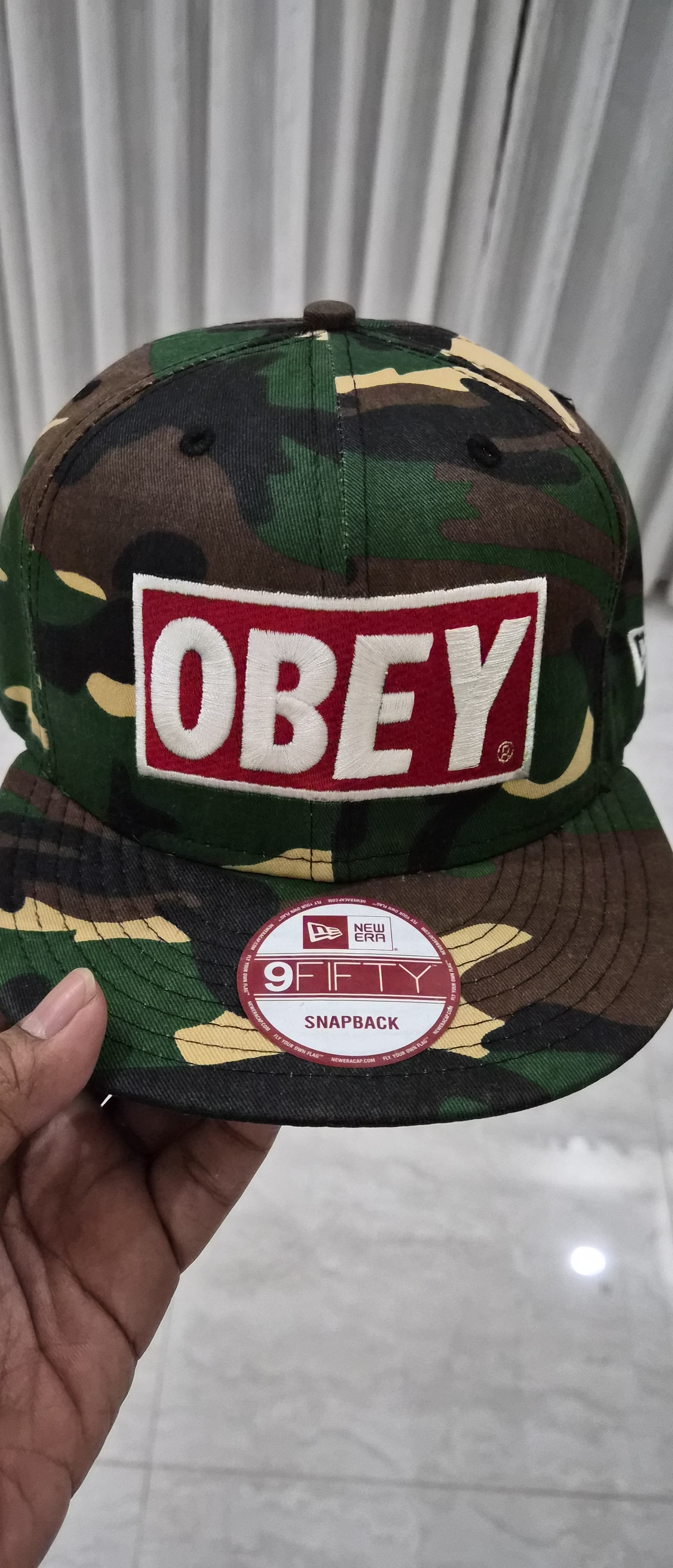 Topi New Era 9FIFTY OBEY Snapback Camo Original Style