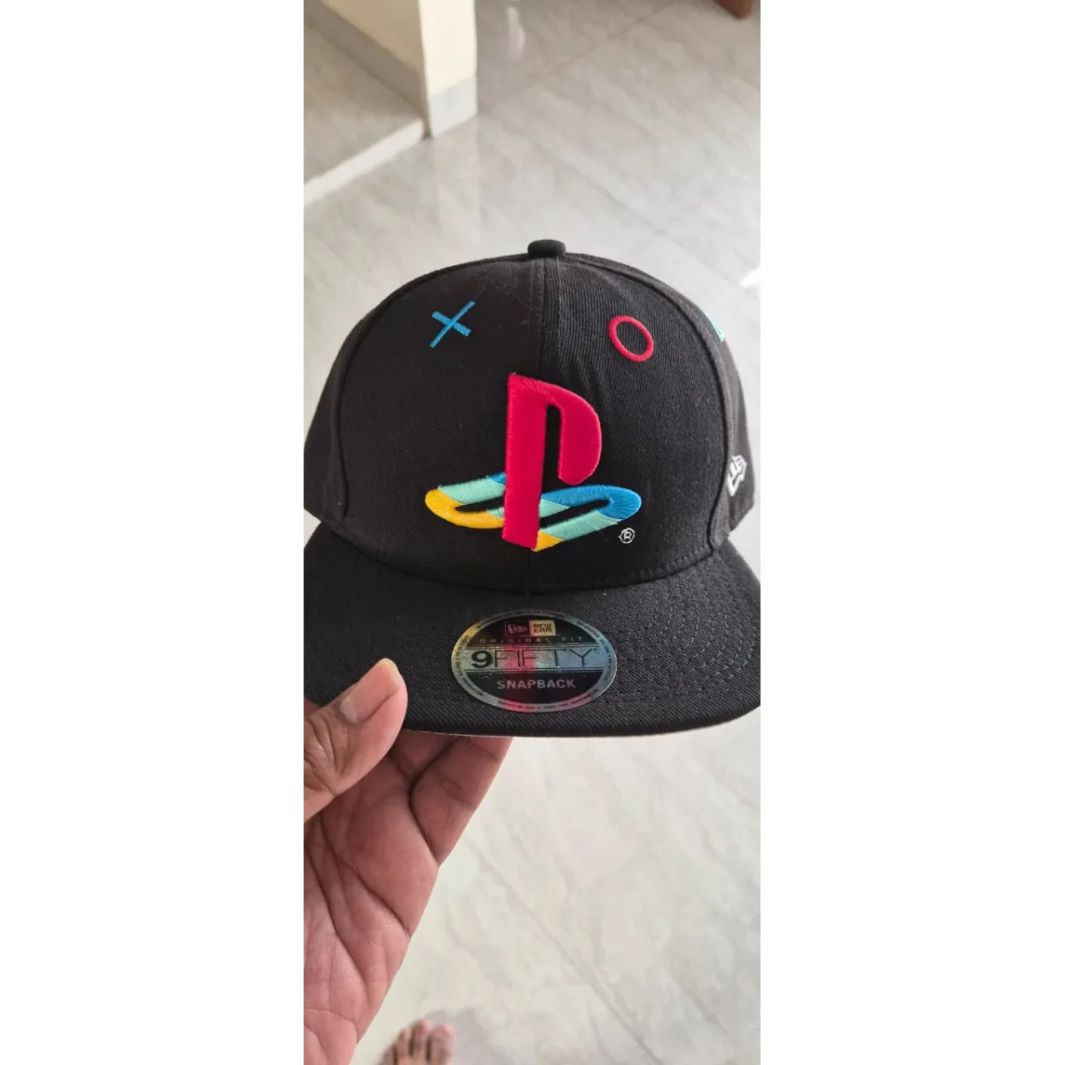 🎮 New Era 9FIFTY PlayStation Snapback – Black Multicolor Logo | Limited Edition